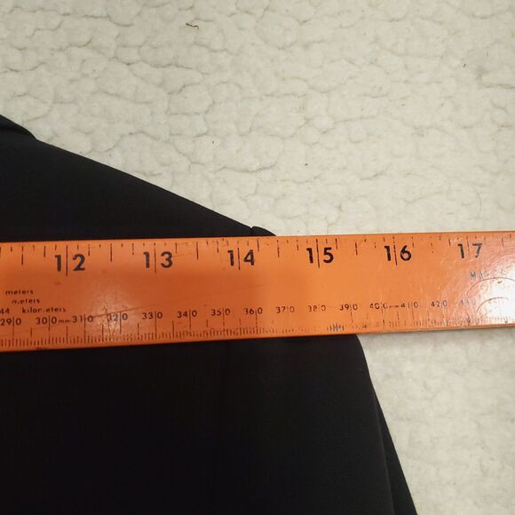 Worthington Blazer Women PS Petite Black One Button Collared Long Sleeve Lined - Picture 10 of 13